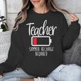 Teacher Summer Recharge Required Last Day School Women Unisex Sweatshirt, funny design Teacher Summer Recharge Required Last Day School Women Unisex Sweatshirt, funny design