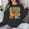 My Teacher Survived 100 Days Of Me 100th Day Of School Kids Unisex Sweatshirt, funny design My Teacher Survived 100 Days Of Me 100th Day Of School Kids Unisex Sweatshirt, funny design
