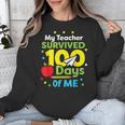 My Teacher Survived 100 Days Of Me Unisex Sweatshirt, funny design