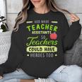 Teacher Teaching Assistant Aide Hero Unisex Sweatshirt, funny design