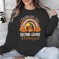 Teacher Thanksgiving Thankful For My Second Grade Turkeys Unisex Sweatshirt, funny design
