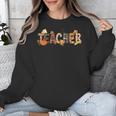 Teacher Thanksgiving Women Autumn Fall Halloween Pumpkin Tee Unisex Sweatshirt, funny design Teacher Thanksgiving Women Autumn Fall Halloween Pumpkin Tee Unisex Sweatshirt, funny design
