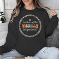 Teacher Of The Visually Impaired Appreciation Back To School Unisex Sweatshirt, funny design Teacher Of The Visually Impaired Appreciation Back To School Unisex Sweatshirt, funny design