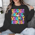 Teacher Of The Visually Impaired Blindness Awareness Unisex Sweatshirt, funny design Teacher Of The Visually Impaired Blindness Awareness Unisex Sweatshirt, funny design