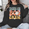 Teachers Aide Boo Crew Ghost Groovy Halloween For Women Unisex Sweatshirt, funny design Teachers Aide Boo Crew Ghost Groovy Halloween For Women Unisex Sweatshirt, funny design