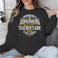 Teachers Aide Idea Professional Superhero Teachers Aides Men Women Unisex Sweatshirt, funny design