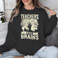 Teachers Love Brains Halloween Costume Boo Trick Teach Unisex Sweatshirt, funny design Teachers Love Brains Halloween Costume Boo Trick Teach Unisex Sweatshirt, funny design