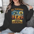All Teachers Love Brains Shirt Teacher Halloween Tee Unisex Sweatshirt, funny design