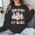 Teaching My Boos Teacher Cute Ghost Teacher Halloween Unisex Sweatshirt, funny design Teaching My Boos Teacher Cute Ghost Teacher Halloween Unisex Sweatshirt, funny design