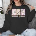 Teaching Is My Boos Teacher Ghost Halloween Women Girls Unisex Sweatshirt, funny design