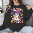 Teaching My Boos Teacher Ghost Teach Halloween Teacher Unisex Sweatshirt, funny design