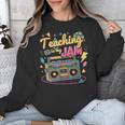 Teaching Is My Jam Groovy Retro Teacher Back To School Unisex Sweatshirt, Groovy Teacher Gifts, funny design Teaching Is My Jam Groovy Retro Teacher Back To School Unisex Sweatshirt, Groovy Teacher Gifts, funny design