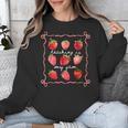 Teaching Is My Jam Strawberry Kinder Team Teacher Unisex Sweatshirt, funny design Teaching Is My Jam Strawberry Kinder Team Teacher Unisex Sweatshirt, funny design