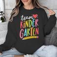 Team Kindergarten Teacher Student Back To School Unisex Sweatshirt, funny design