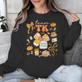 Team TK Crew Preppy Coquette Bow Pumpkin Fall TK Teacher Unisex Sweatshirt, funny design Team TK Crew Preppy Coquette Bow Pumpkin Fall TK Teacher Unisex Sweatshirt, funny design