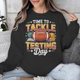 Test Day State Football Tackle Testing Day Sports Teacher Unisex Sweatshirt, funny design