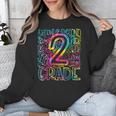Tie Dye 2nd Grade Typography Team Second Grade Teacher Unisex Sweatshirt, 2nd Grade Teacher Gifts, funny design Tie Dye 2nd Grade Typography Team Second Grade Teacher Unisex Sweatshirt, 2nd Grade Teacher Gifts, funny design
