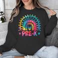 Tie Dye Prek Teacher Rainbow Preschool Back To School Girl Unisex Sweatshirt, funny design