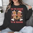 Tis The Season Reading Christmas Shirt Book Lovers Teacher Unisex Sweatshirt, funny design