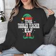 The Toddler Teacher Elf Christmas Matching Family Unisex Sweatshirt, funny design
