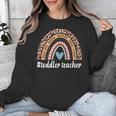 Toddler Teacher Rainbow Leopard Infant Teacher Men Women Unisex Sweatshirt, funny design Toddler Teacher Rainbow Leopard Infant Teacher Men Women Unisex Sweatshirt, funny design
