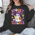 Trick Or Teach Spooky Teacher Ghost Halloween Teacher Unisex Sweatshirt, funny design