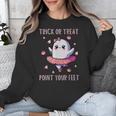 Trick Or Treat Point Your Feet Halloween Ghost Dance Teacher Unisex Sweatshirt, funny design Trick Or Treat Point Your Feet Halloween Ghost Dance Teacher Unisex Sweatshirt, funny design