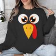 Turkey Face Halloween Costume Thanksgiving Teacher Nurse Unisex Sweatshirt, funny design Turkey Face Halloween Costume Thanksgiving Teacher Nurse Unisex Sweatshirt, funny design