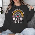 Twinning With My Teacher Bestie Spirit Week Girls Day Kids Unisex Sweatshirt, funny design Twinning With My Teacher Bestie Spirit Week Girls Day Kids Unisex Sweatshirt, funny design