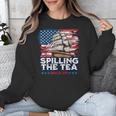 US History Teacher Boston Spilling The Tea Since 1773 Unisex Sweatshirt, History Teacher Gifts, funny design