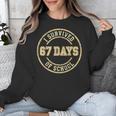 Vintage I Survived 67 Days Of School Teachers Students Unisex Sweatshirt, funny design Vintage I Survived 67 Days Of School Teachers Students Unisex Sweatshirt, funny design