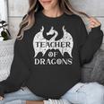 Vintage Teacher Of Dragons Quotes Teacher Student Unisex Sweatshirt, funny design Vintage Teacher Of Dragons Quotes Teacher Student Unisex Sweatshirt, funny design