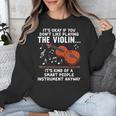 Violin Player Costume For Men Women Violin Teacher Violinist Unisex Sweatshirt, funny design