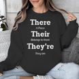 Vocabulary Police Their There They'Re English Teacher Unisex Sweatshirt, English Teacher Gifts, funny design Vocabulary Police Their There They'Re English Teacher Unisex Sweatshirt, English Teacher Gifts, funny design