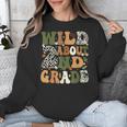 Wild About 2nd Grade Teacher Student First Day Of School Unisex Sweatshirt, 2nd Grade Teacher Gifts, First Grade Teacher Gifts, funny design Wild About 2nd Grade Teacher Student First Day Of School Unisex Sweatshirt, 2nd Grade Teacher Gifts, First Grade Teacher Gifts, funny design