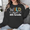 Wild About 4th Grade First Day Of School Teacher Student Unisex Sweatshirt, First Grade Teacher Gifts, 4th Grade Teacher Gifts, funny design Wild About 4th Grade First Day Of School Teacher Student Unisex Sweatshirt, First Grade Teacher Gifts, 4th Grade Teacher Gifts, funny design