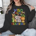 Wild About Teaching Safari Jungle School Teacher Unisex Sweatshirt, funny design Wild About Teaching Safari Jungle School Teacher Unisex Sweatshirt, funny design