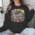 Wildflower 4th Fourth Grade Floral Back To School Teacher Unisex Sweatshirt, 4th Grade Teacher Gifts, funny design Wildflower 4th Fourth Grade Floral Back To School Teacher Unisex Sweatshirt, 4th Grade Teacher Gifts, funny design
