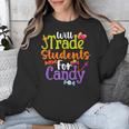 Will Trade Students For Candy Teacher Halloween Costume Unisex Sweatshirt, funny design Will Trade Students For Candy Teacher Halloween Costume Unisex Sweatshirt, funny design