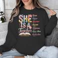 Women Bible Verse Christian Teacher God Says Back To School Unisex Sweatshirt, funny design Women Bible Verse Christian Teacher God Says Back To School Unisex Sweatshirt, funny design