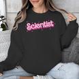 Women Retro Pink Scientist Science Teacher Back To School Unisex Sweatshirt, Science Teacher Gifts, funny design Women Retro Pink Scientist Science Teacher Back To School Unisex Sweatshirt, Science Teacher Gifts, funny design