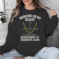Working On My Quads Algebra Math Gym Teacher Unisex Sweatshirt, funny design Working On My Quads Algebra Math Gym Teacher Unisex Sweatshirt, funny design
