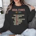 World History Classroom Social Studies History Teacher Unisex Sweatshirt, History Teacher Gifts, funny design
