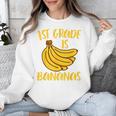 1st Grade Is Bananas Teacher Teaching Back To School Unisex Sweatshirt, funny design 1st Grade Is Bananas Teacher Teaching Back To School Unisex Sweatshirt, funny design