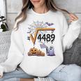 4489 Square Root 67 Math Teacher Halloween Costume Professor Unisex Sweatshirt, funny design