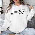 67 Music Meme Slang Musician Kids Music Teacher Unisex Sweatshirt, funny design 67 Music Meme Slang Musician Kids Music Teacher Unisex Sweatshirt, funny design
