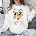 Abstract Cat Art Picatsso Shirt For Art Teachers Unisex Sweatshirt, funny design Abstract Cat Art Picatsso Shirt For Art Teachers Unisex Sweatshirt, funny design