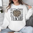 Back To School Teacher Life Apple Leopard Teacher Women Unisex Sweatshirt, funny design Back To School Teacher Life Apple Leopard Teacher Women Unisex Sweatshirt, funny design