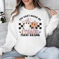 You Cant Scare Me I Teach First Grade Teacher Halloween Unisex Sweatshirt, First Grade Teacher Gifts, funny design You Cant Scare Me I Teach First Grade Teacher Halloween Unisex Sweatshirt, First Grade Teacher Gifts, funny design