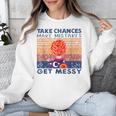 Take Chances Make Mistakes Get Messy Vintage Teacher Life Unisex Sweatshirt, funny design Take Chances Make Mistakes Get Messy Vintage Teacher Life Unisex Sweatshirt, funny design